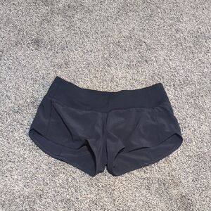 lululemon athletica Black Women's Running Shorts